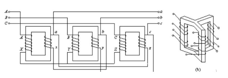 三相220v變壓器原理圖