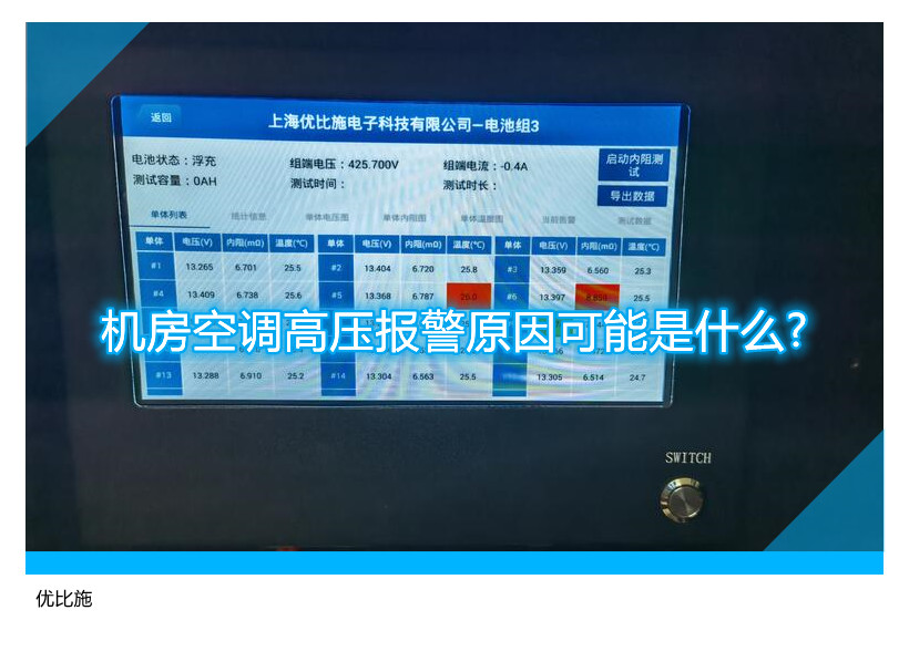 機(jī)房空調(diào)高壓報(bào)警原因可能是什么?